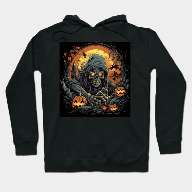 demon possessed during halloween Hoodie by Maverick Media